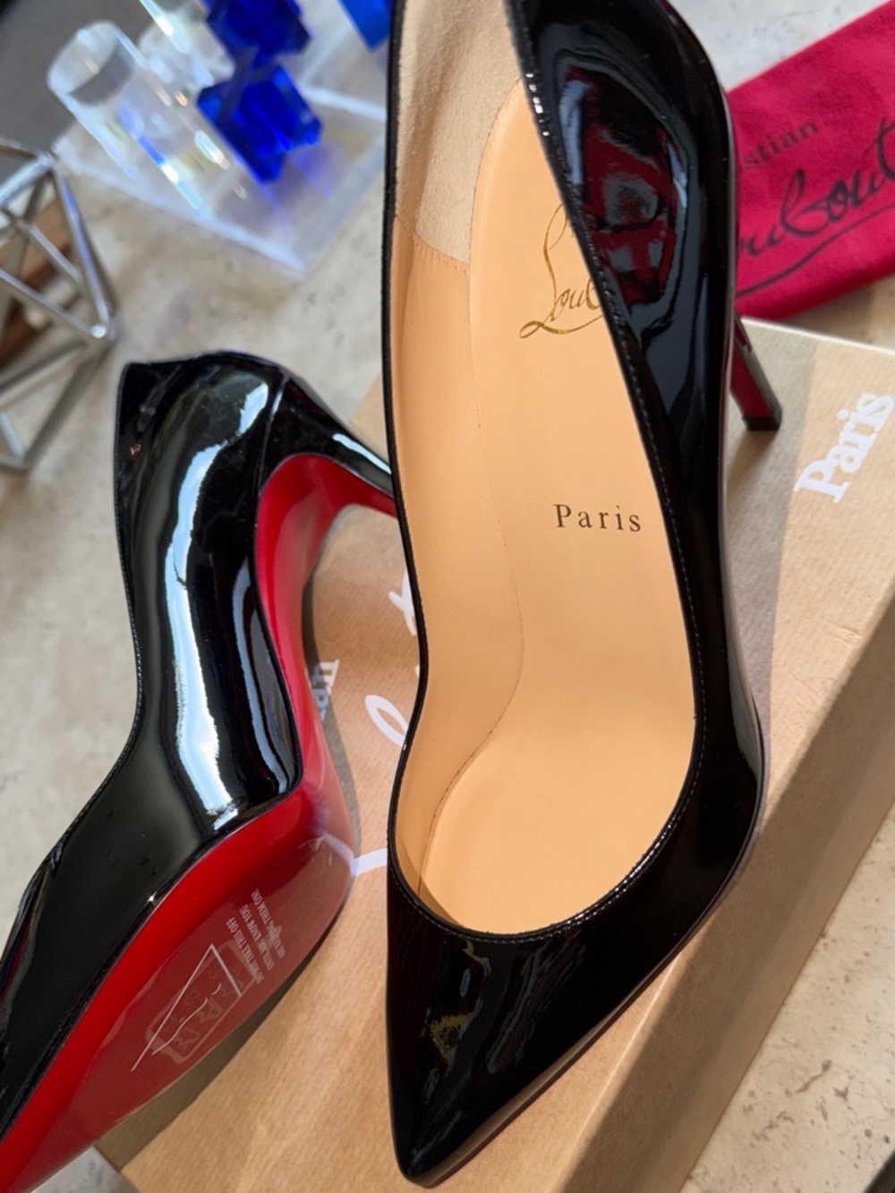 Christian Louboutin pigalle 
Black  Size 38 New authentic Comes with box dust